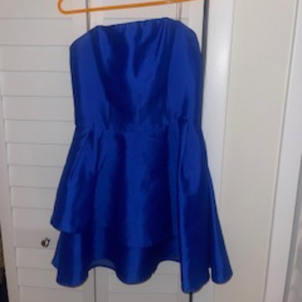 Royal Blue Mini Dress